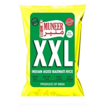 MUNEER XXL BASMATI RICE 5 KG