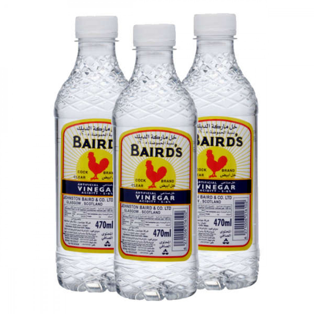Baird-s White Vinegar 3 x 470ml 