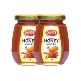 Sibla Honey Octa Glass Jar 500 Gm X 2'S