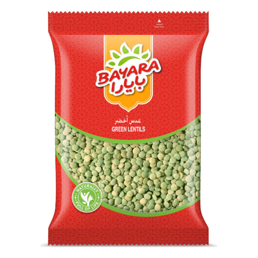 BAYARA GREEN LENTILS 400GM  