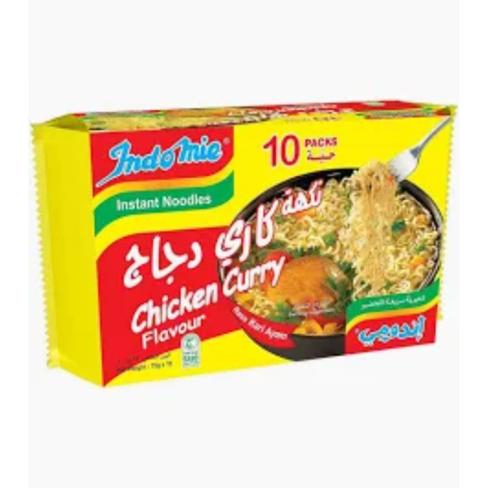 INDOMIE CHICKEN CURRY NOODLES 10 X 77GM NEW