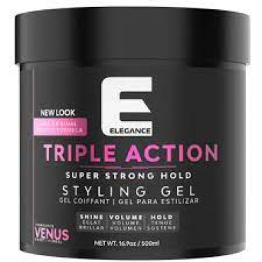 Elegance Triple Action Gel Yellow/Pink/Green 500Ml