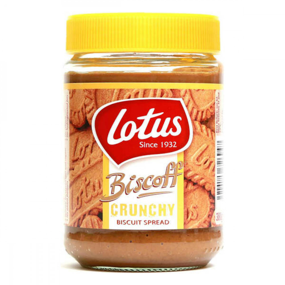 Lotus Biscoff Crunchy Biscuit Spread 380gm 