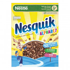 Nesquik Alphabet Chocolate Cereals 325gm 