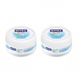 Nivea Soft Cream Jar 2X200ml @20%Off 