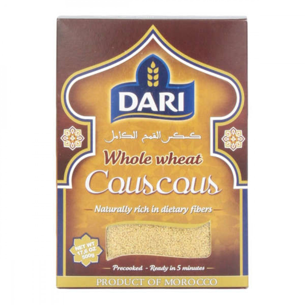 Dari Whole Wheat Couscous 500gm  Dari Whole Wheat Couscous 500gm