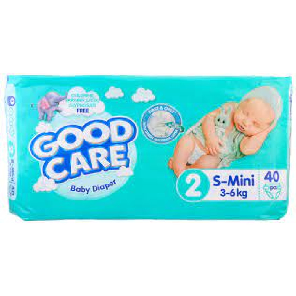 GOODCARE BABY DIAPER SMALL 3-6 KG 40 S