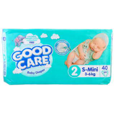 Goodcare Baby Diaper Small 3-6 Kg 40 S