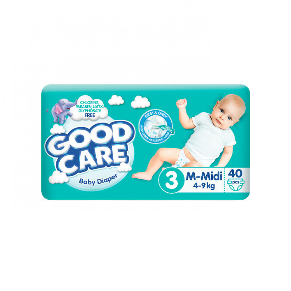 Goodcare Baby Diaper Medium 4-9 Kg 100 S