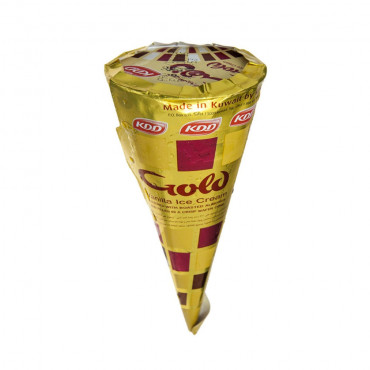 KDD CONES ICE CREAM GOLD 100ML