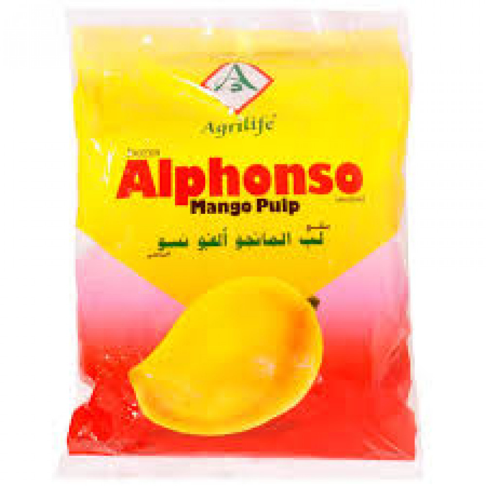 Al Wazzan Frozen Alphonsa Mango Pulp 1Kg