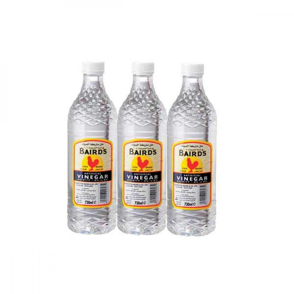 Bairds Clear White Vinegar 3 x 730ml  Bairds Clear White Vinegar 3 x 730ml