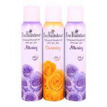 Enchanteur Body Mist Asstd 150Ml 2+1 Free