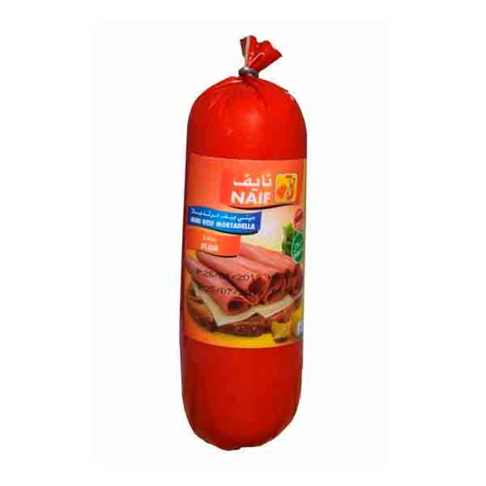 NAIF MINI BEEF MORTADELLA 500GM 