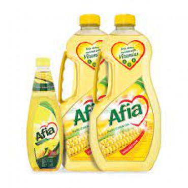 Afia Corn Oil 2 X 1.5Ltr + 500Ml