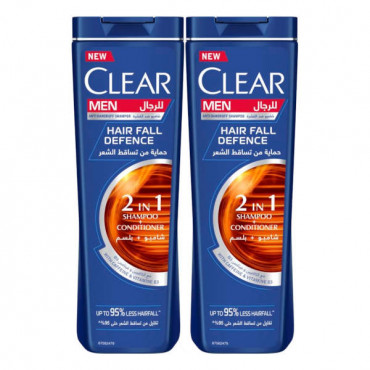 Clear Shampoo Asstd 2 x 400ml  