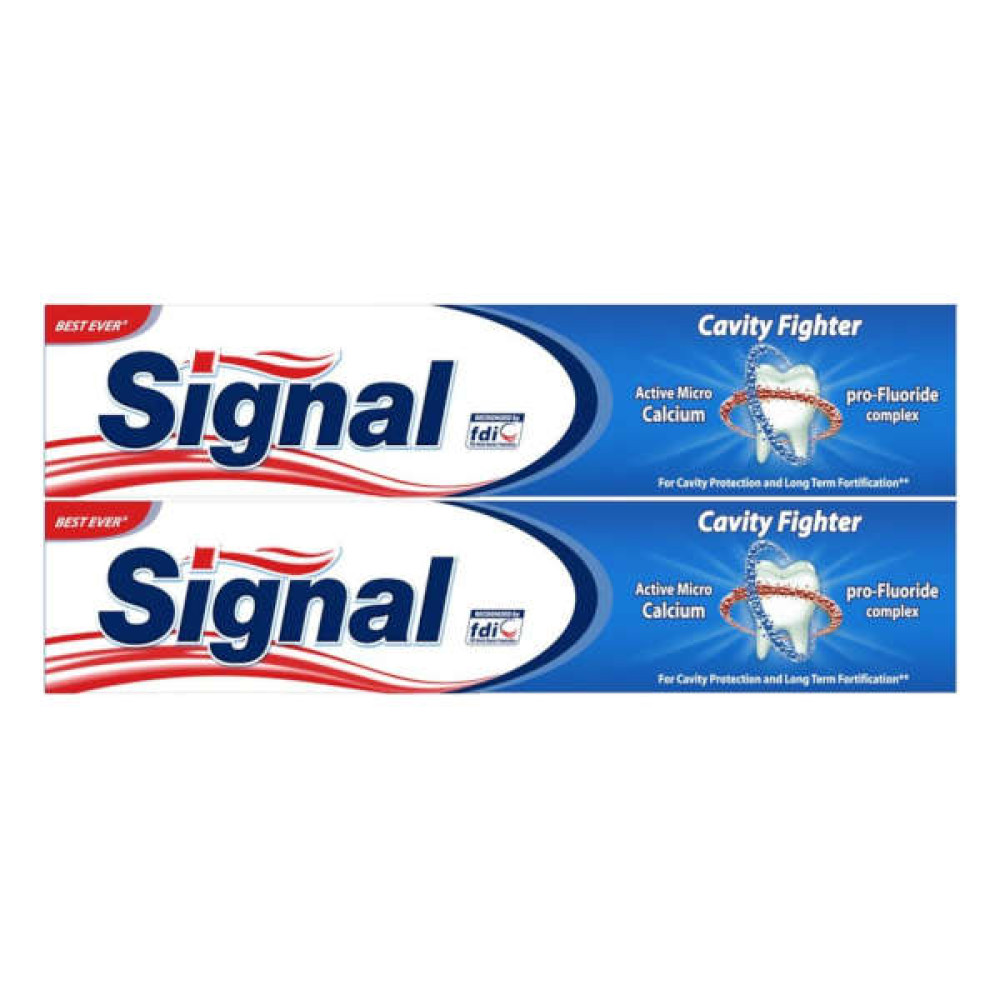 SIGNAL TOOTHPASTE CAVITY FIGHTER 2 X 120GM 