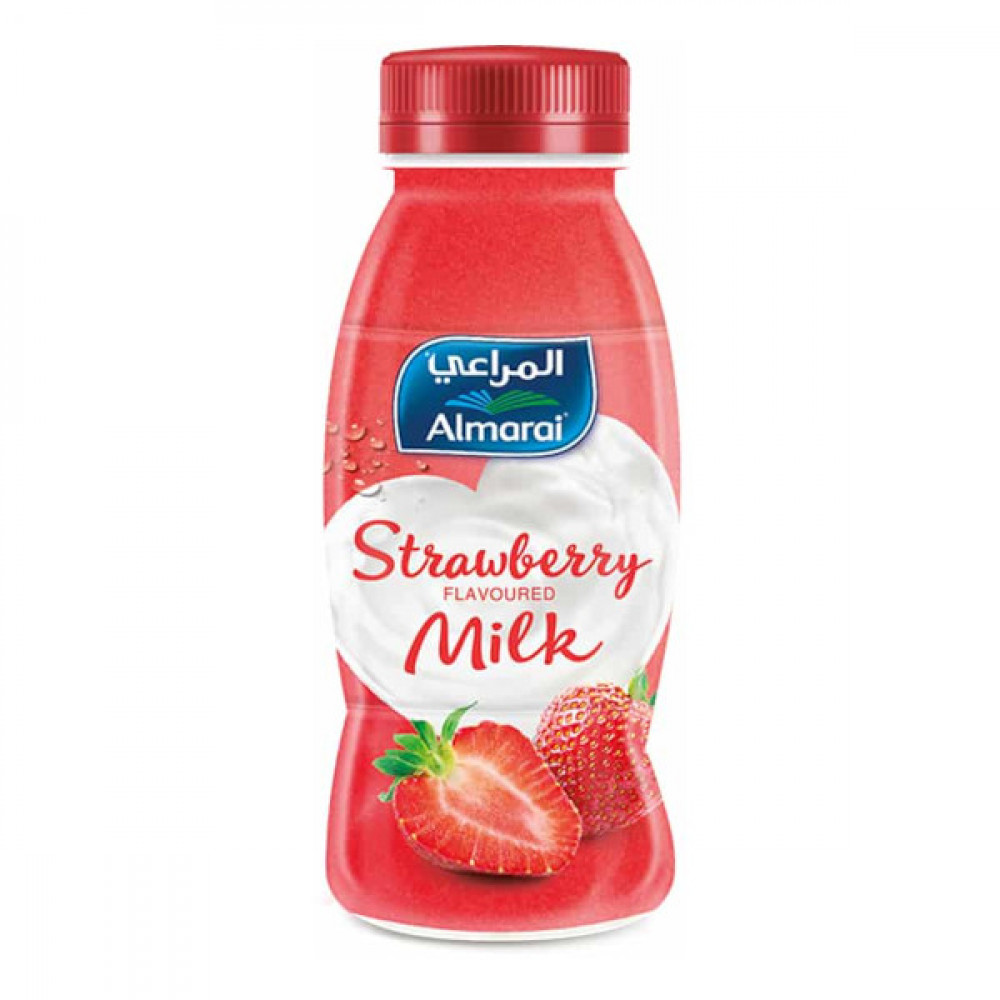 Almarai Strawberry Flavoured Milk 250ml  Almarai Strawberry Flavoured Milk 250ml