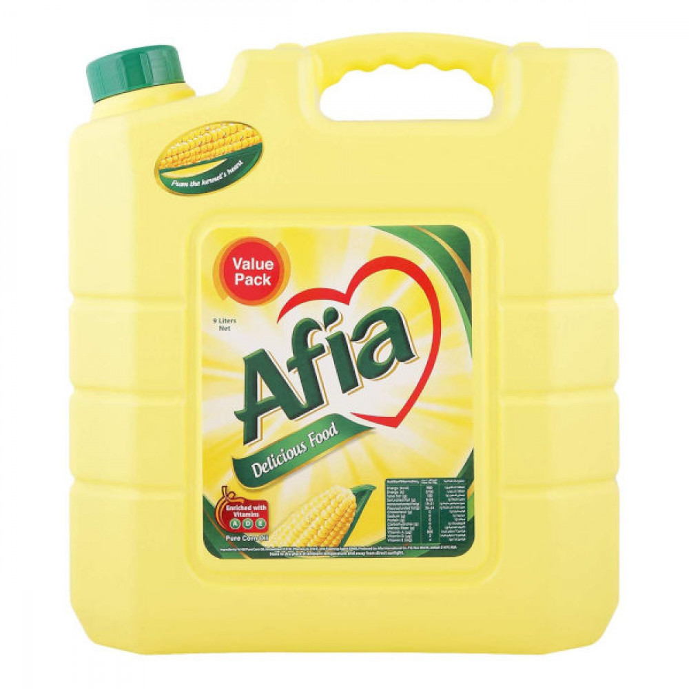 Afia Corn Oil 9Ltr  Afia Corn Oil 9Ltr