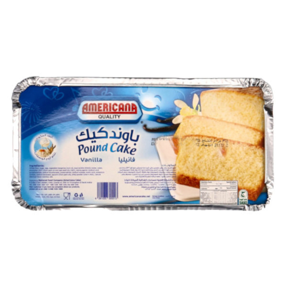 AMERICANA POUND CAKE VANILLA 325GM 