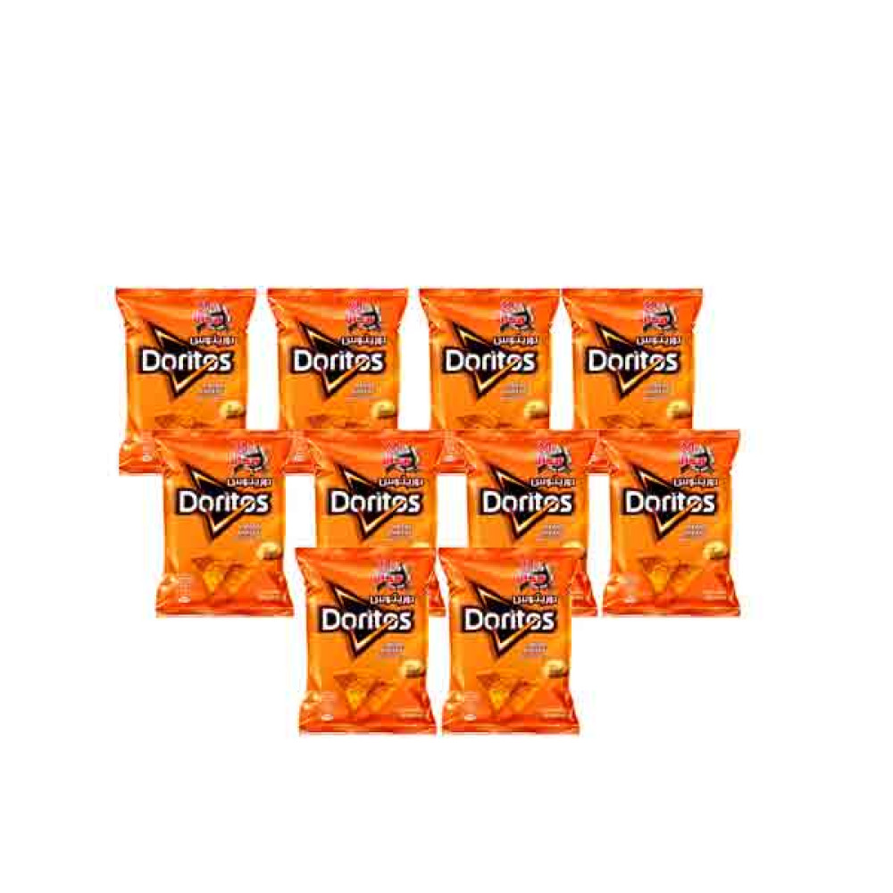 DORITOS TORTILLA CHIPS NACHO CHEESE 12 X 48GM 