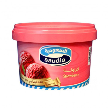 SAUDIA STRAWBERRY ICE CREAM 500ML