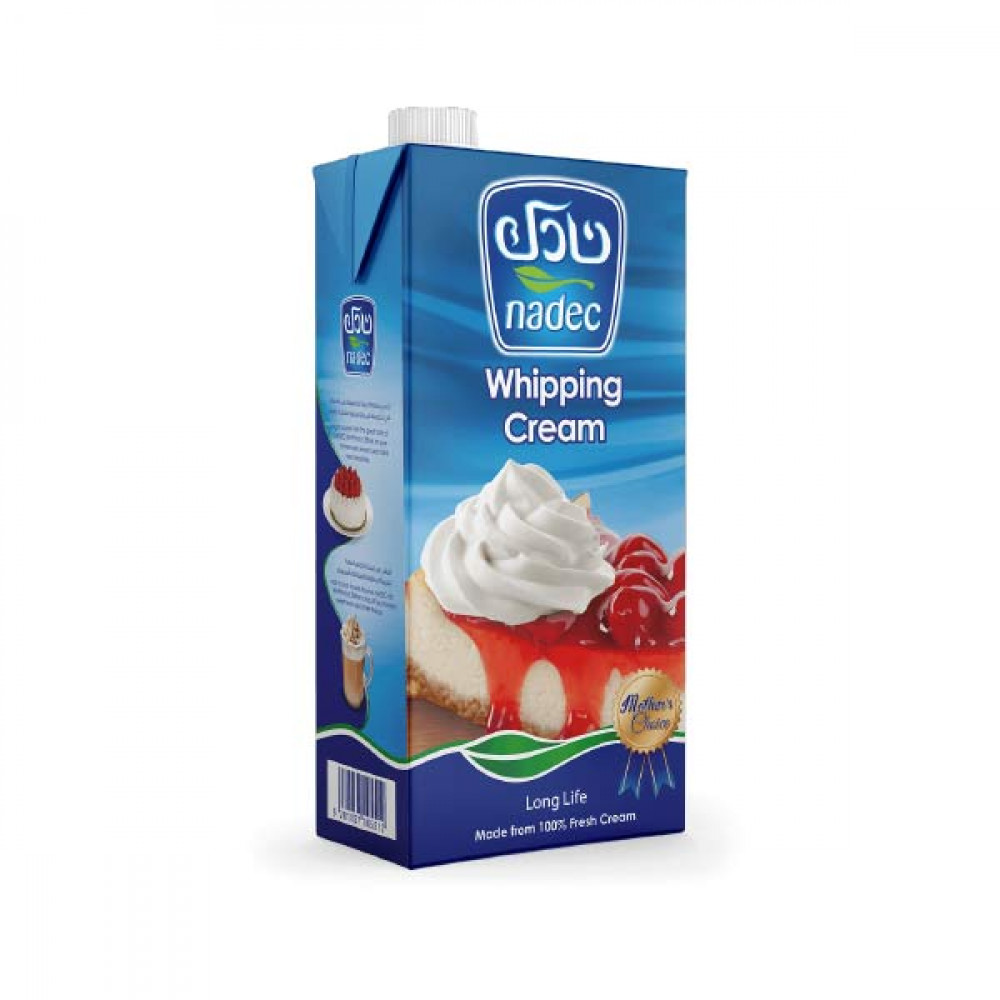 Nadec Long Life Whipping Cream 1Ltr  Nadec Long Life Whipping Cream 1Ltr