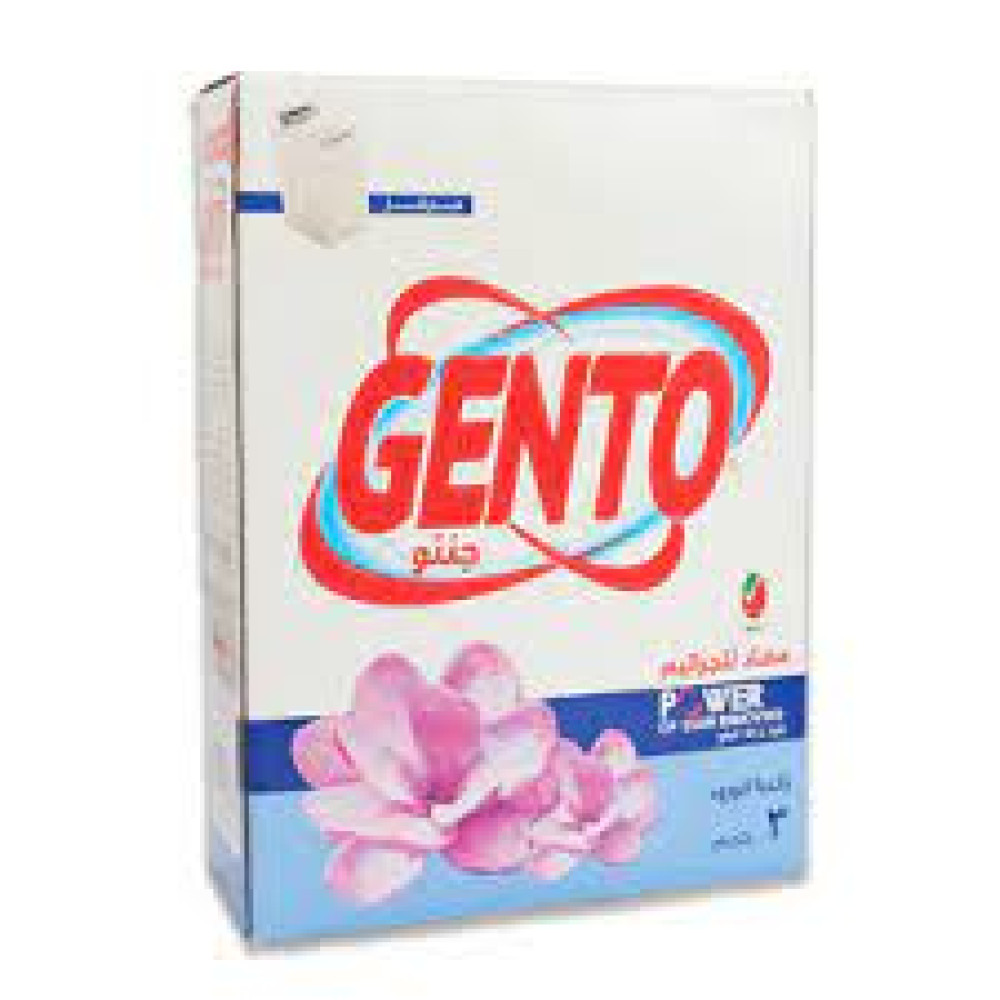 GENTO DETERGENT POWDER HIGH FOAM SCENT ROSE 2.5KG