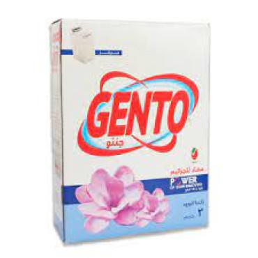 GENTO DETERGENT POWDER HIGH FOAM SCENT ROSE 2.5KG