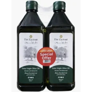 DAR ZAYTOUN PURE OLIVE OIL 2 X 500ML