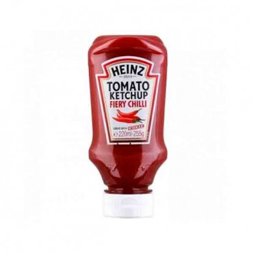 Heinz Tomato Ketchup Fiery Chilli 255gm 