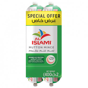 Al Islami Mutton Mince 2 x 400gm 