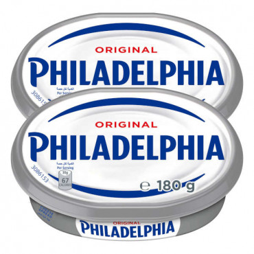 Philadelphia Cheese Spread 2 x 180gm 