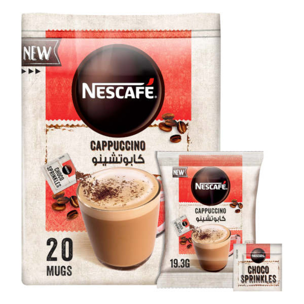 NESCAFE CAPPUCCINO 20 X 19.3GM 