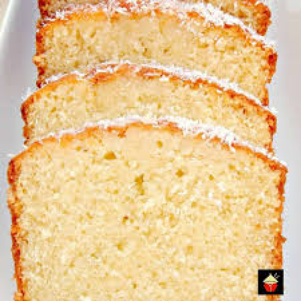 COCONUT MILK CAKE SLICE