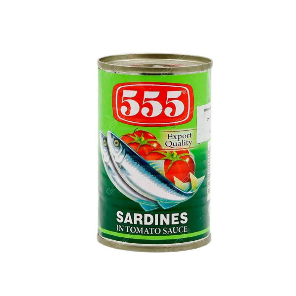 555 SARDINE HOT TOMATO SAUCE 155GM 
