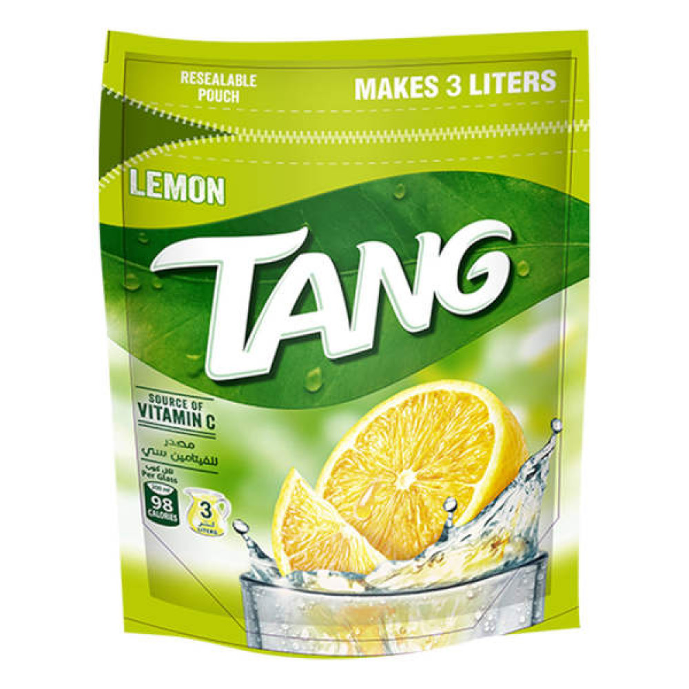 TANG INSTANT FRUIT DRINK POWDER LEMON 375GM 