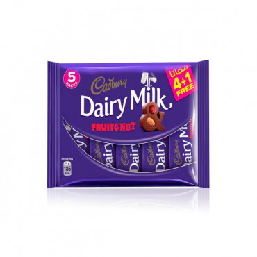 Cadbury Dairy Milk Fruits & Nuts 40gm 4+1 Free 