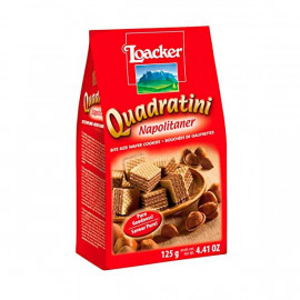 Loacker Wafers Quadratini Napolitaner 125gm
