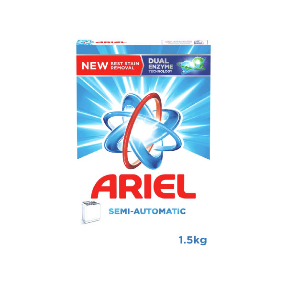 ARIEL SEMI-AUTOMATIC DETERGENT POWDER 1.5KG 