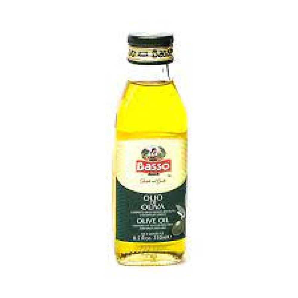 BASSO PURE OLIVE OIL PET BOTTLE 250ML