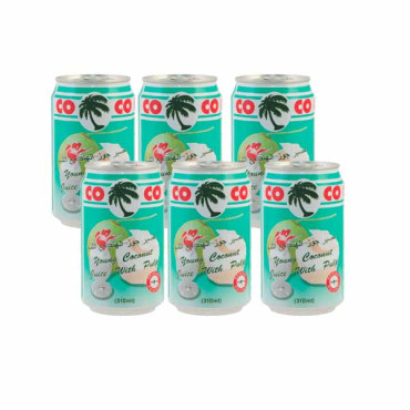 COCO COCONUT JUICE 6 X 310ML 