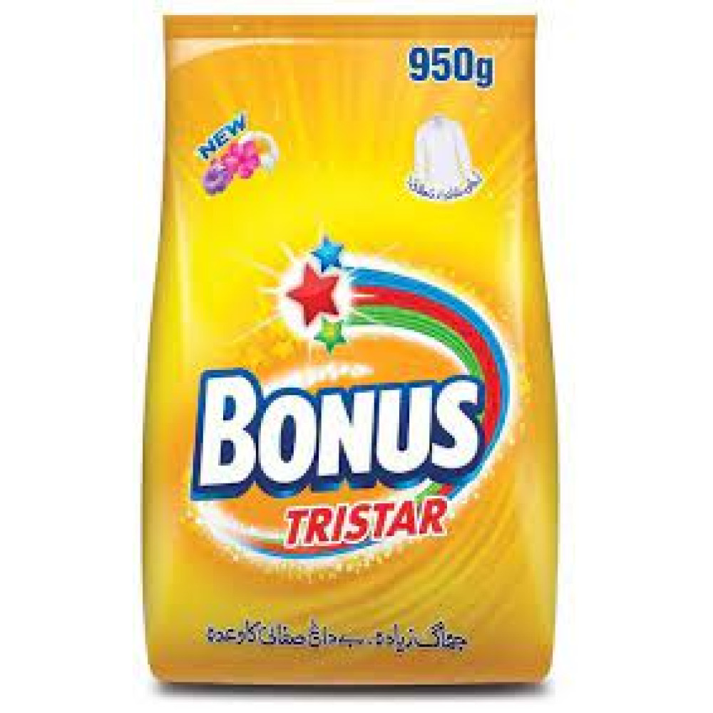 BONUS TRISTAR DETERGENT POWDER 950GM