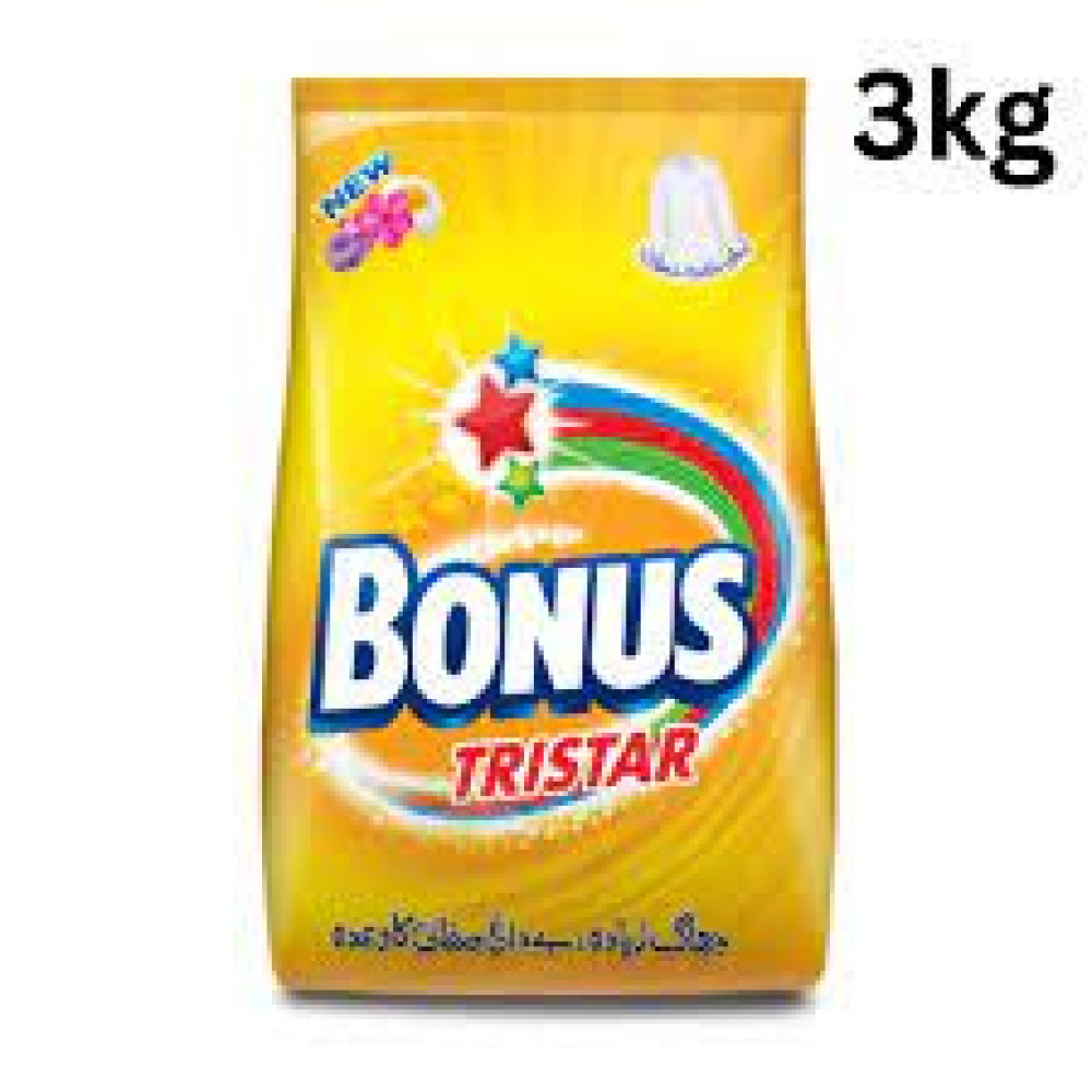 BONUS TRISTAR DETERGENT POWDER 3KG