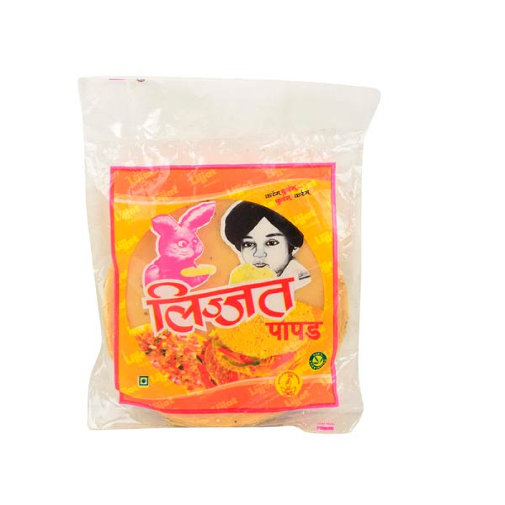 LIJJAT UDAD PEPPER PAPPAD 200GM 