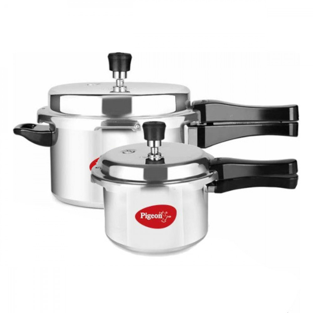 Pigeon Pressure Cooker 5Ltr + 3Ltr  Pigeon Pressure Cooker 5Ltr + 3Ltr