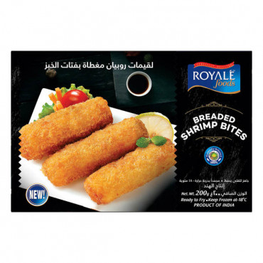 Royale Foods Frozen Breaded Shrimp Bites 200gm 