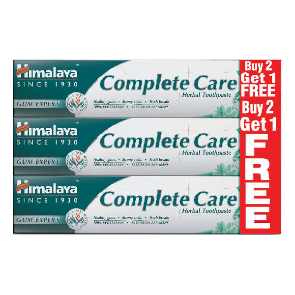 HIMALAYA HERBAL TOOTHPASTE COMPLETE CARE 3 X 100ML 