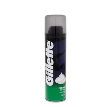 GILLETTE SHAVING FOAM MENTHOL 200ML 