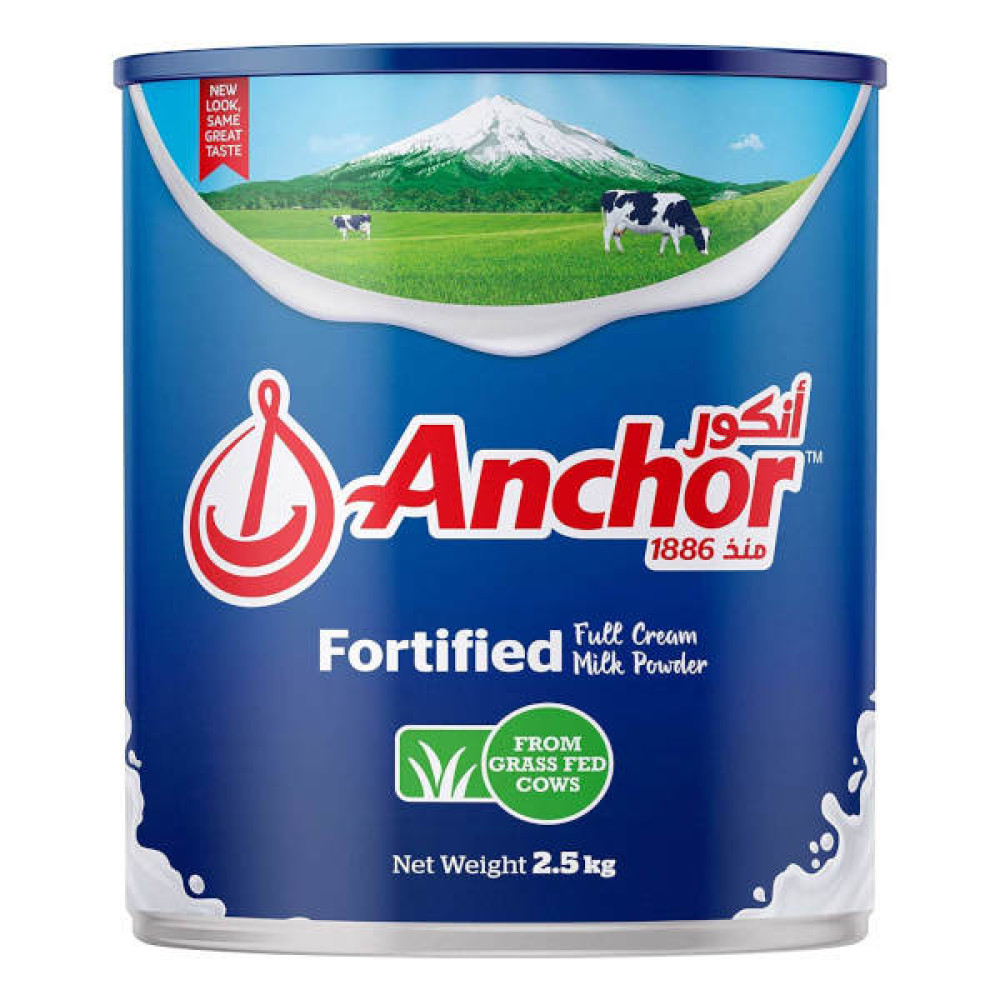 ANCHOR FORTIFIED FULL CREAM MILK POWDER 2.5KG 